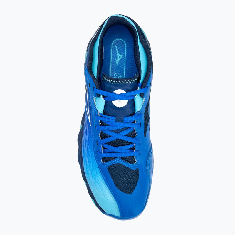 Scarpe da tennis da uomo Mizuno Wave Enforce Tour CC blu mugen/bianco/blu fiume 5