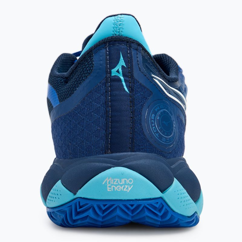 Scarpe da tennis da uomo Mizuno Wave Enforce Tour CC blu mugen/bianco/blu fiume 6