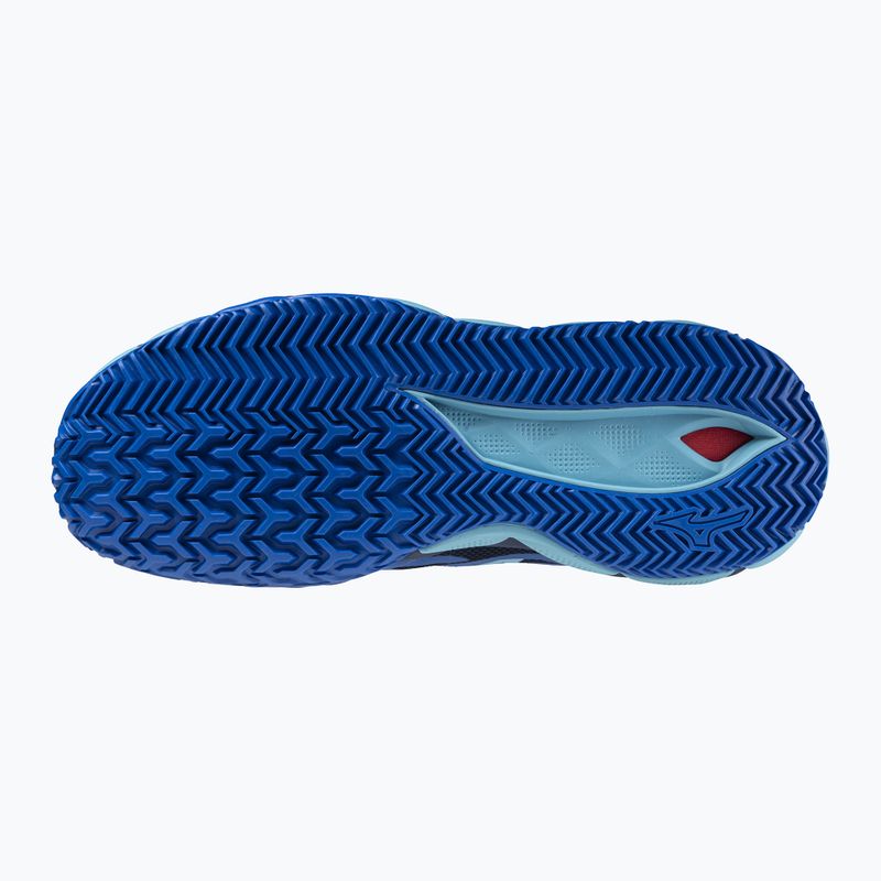 Scarpe da tennis da uomo Mizuno Wave Enforce Tour CC blu mugen/bianco/blu fiume 9
