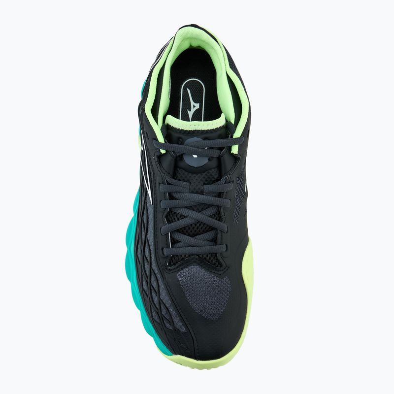 Scarpe da tennis da uomo Mizuno Wave Enforce Tour CC nero/bianco/mizuno neo lime 5