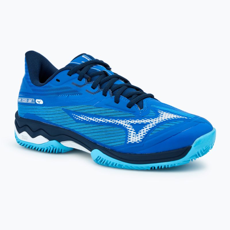 Scarpe da tennis da uomo Mizuno Wave Exceed Light 2 CC blu mugen/bianco/blu fiume