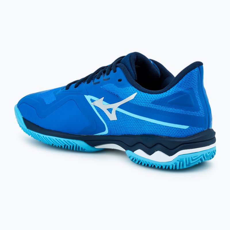 Scarpe da tennis da uomo Mizuno Wave Exceed Light 2 CC blu mugen/bianco/blu fiume 3