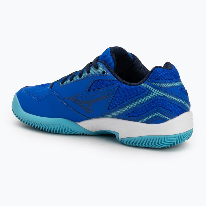 Mizuno Break Shot 4 CC scarpe da tennis blu mugen/ bianco/ blu fiume 3