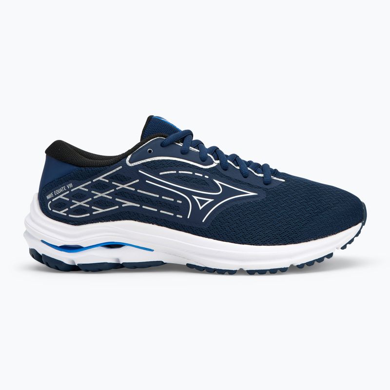 Scarpe da corsa da uomo Mizuno Wave Equate 8 paggetto blu/bianco/argento 2