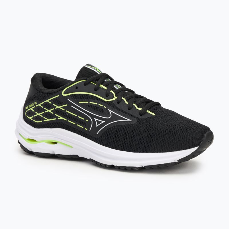 Scarpe da corsa uomo Mizuno Wave Equate 8 nero/bianco/mizuno neo lime