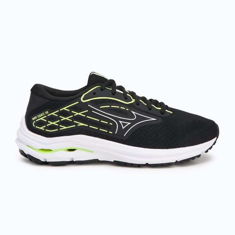 Scarpe da corsa uomo Mizuno Wave Equate 8 nero/bianco/mizuno neo lime 2