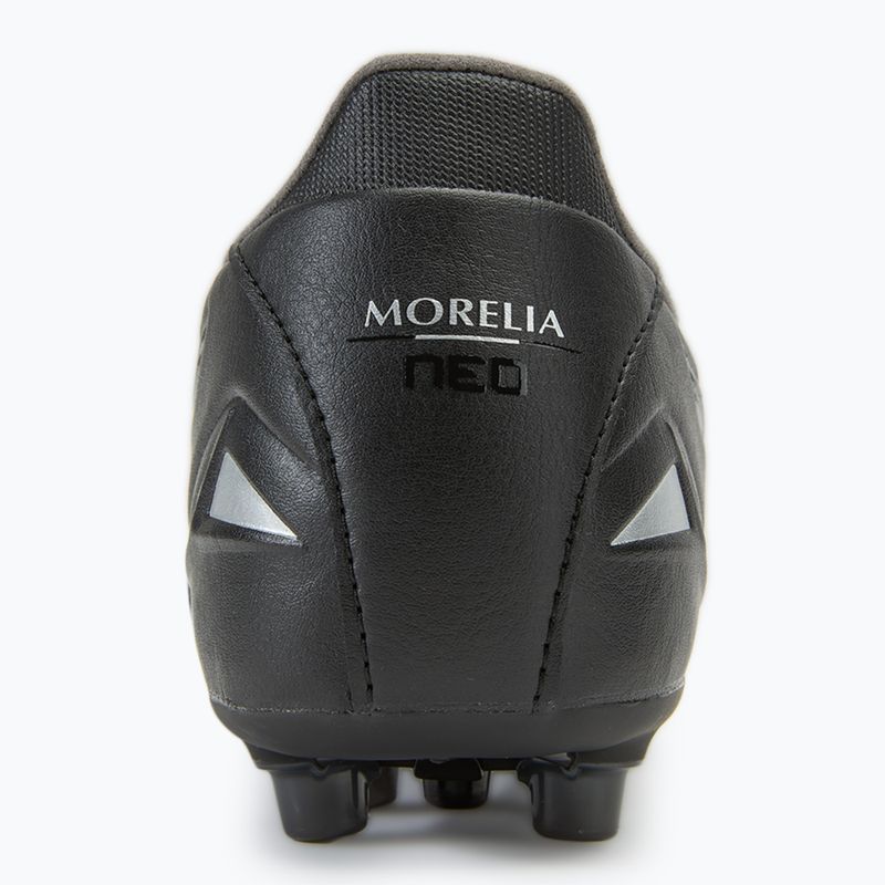 Scarpe da calcio Mizuno Morelia Neo IV Pro AG nero/argento galassia da uomo 6