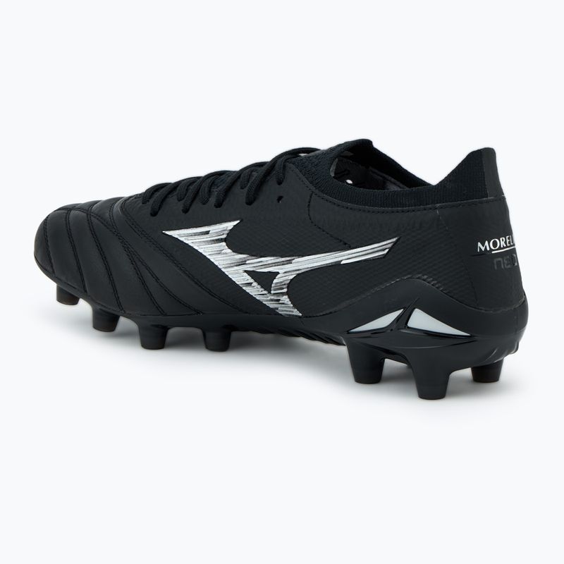 Scarpe da calcio Mizuno Morelia Neo IV β Japan FG uomo nero/argento galassia 3