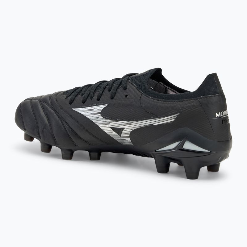 Scarpe da calcio Mizuno Morelia Neo IV β Elite FG uomo nero/argento galassia 3