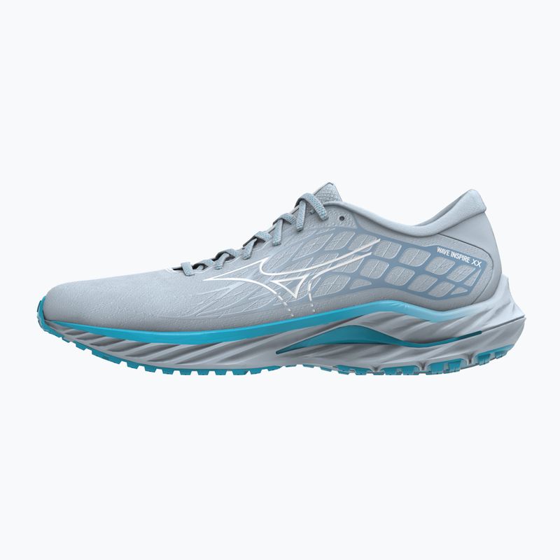 Scarpe da corsa da donna Mizuno Wave Inspire 20 plein air/bianco/azzurro 8