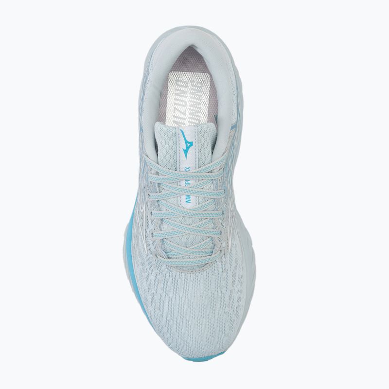 Scarpe da corsa da donna Mizuno Wave Inspire 20 plein air/bianco/azzurro 5