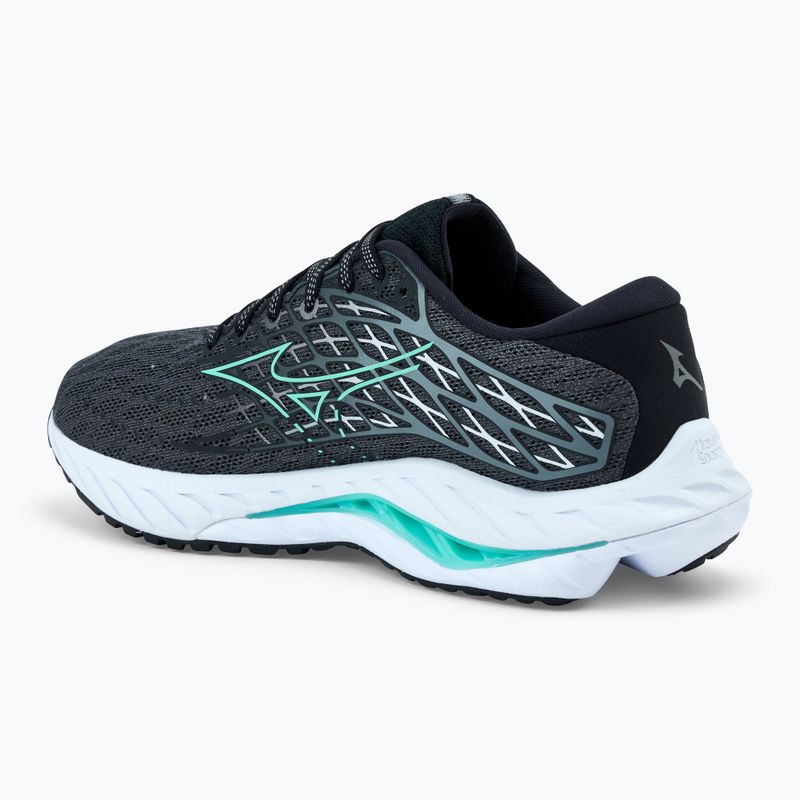 Scarpe da corsa da donna Mizuno Wave Inspire 20 iron gate/verde giada polverosa/nero 3