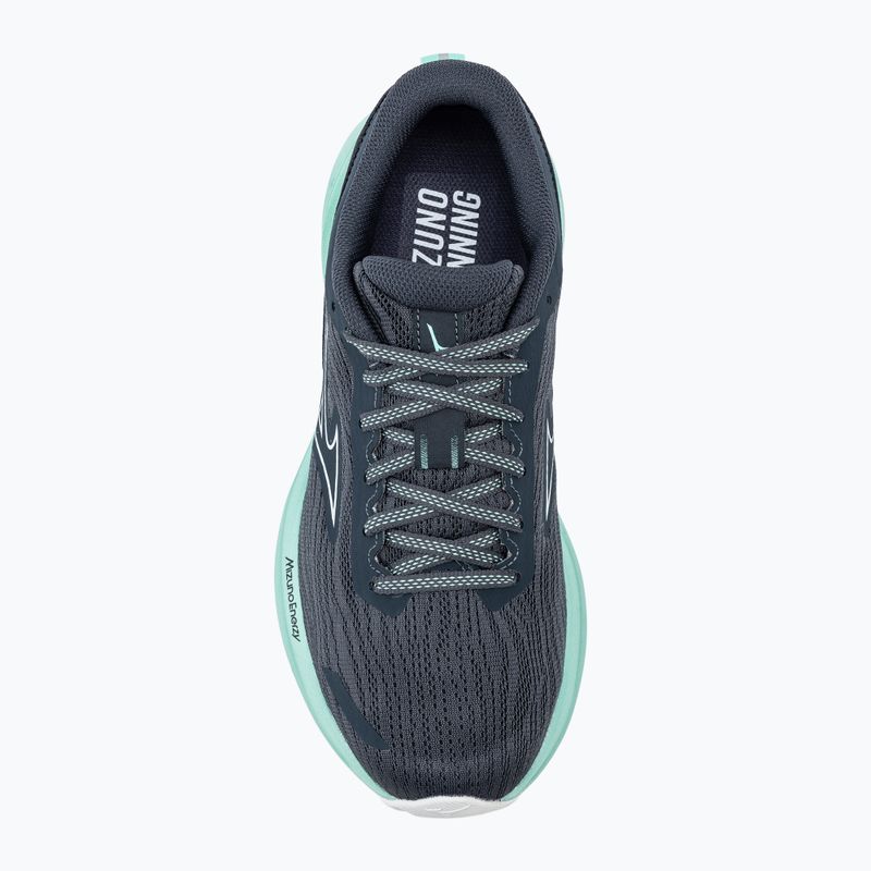 Scarpe da corsa da donna Mizuno Wave Revolt 3 india ink/neo silver/dusty jade green 5
