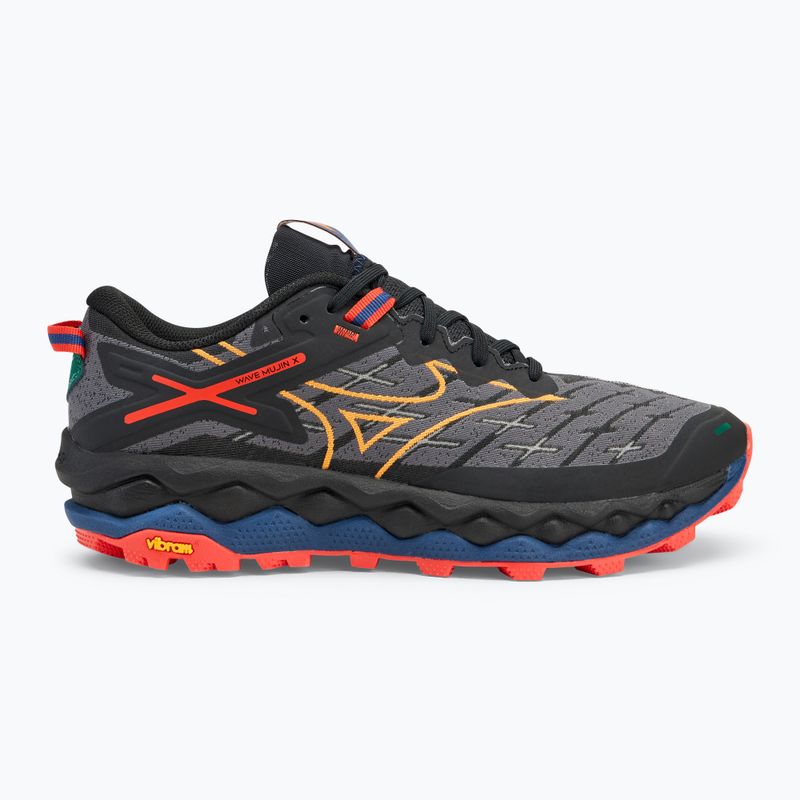 Scarpe da corsa da uomo Mizuno Wave Mujin 10 nero/albicocca/arancio piccante 2