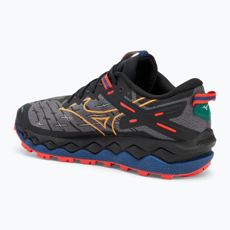 Scarpe da corsa da uomo Mizuno Wave Mujin 10 nero/albicocca/arancio piccante 3