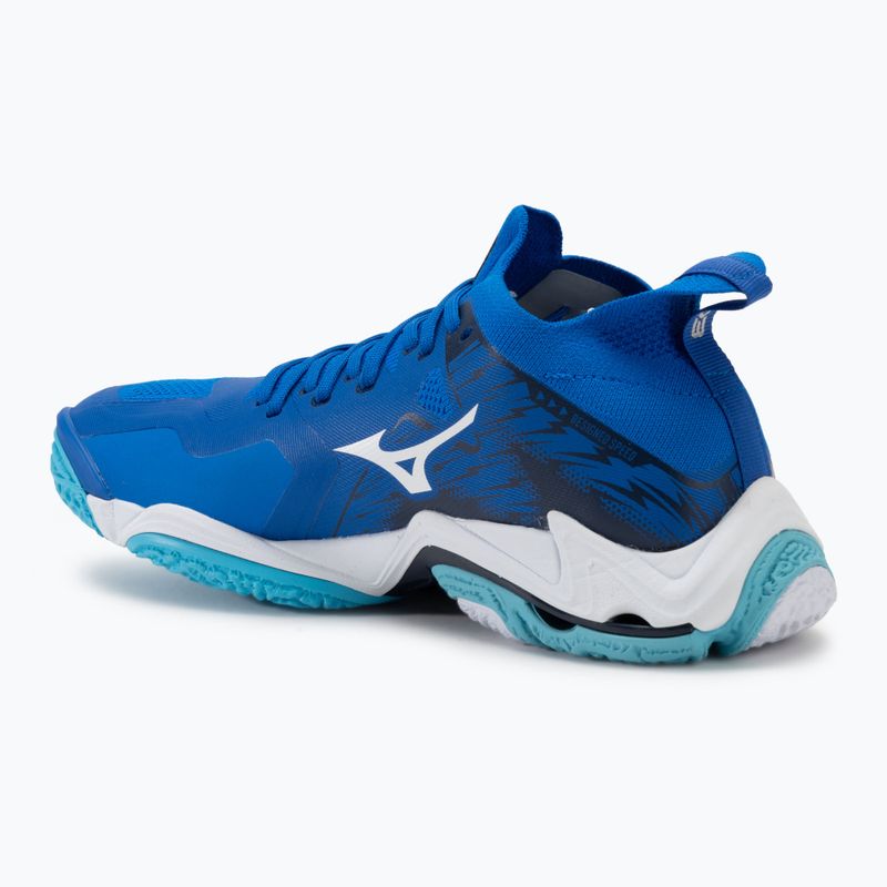 Scarpe da pallavolo da uomo Mizuno Wave Lightning Neo 3 blu mugen/bianco/blu estense 3