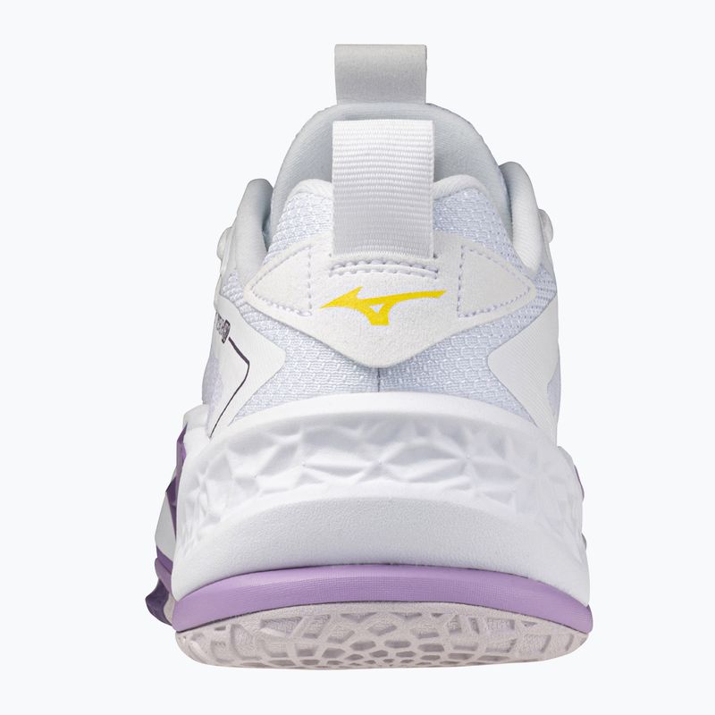 Scarpa da pallamano Mizuno Wav Stealth Neo 2 bianco / marina peonia / pesca parfait 3