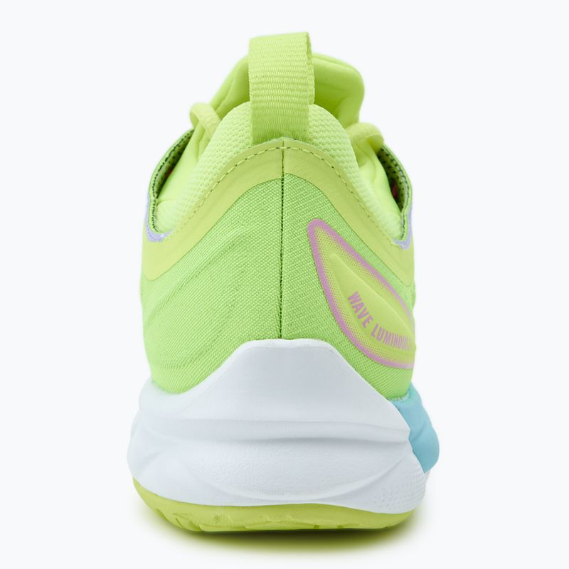 Scarpe da pallavolo da uomo Mizuno Wave Luminous 3 neo lime/nero/splish splash 6