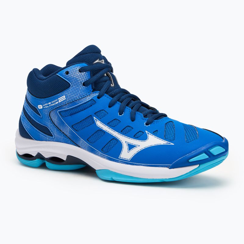 Mizuno Wave Voltage 2 Mid scarpa da pallavolo blu mugen/bianco/blu estense