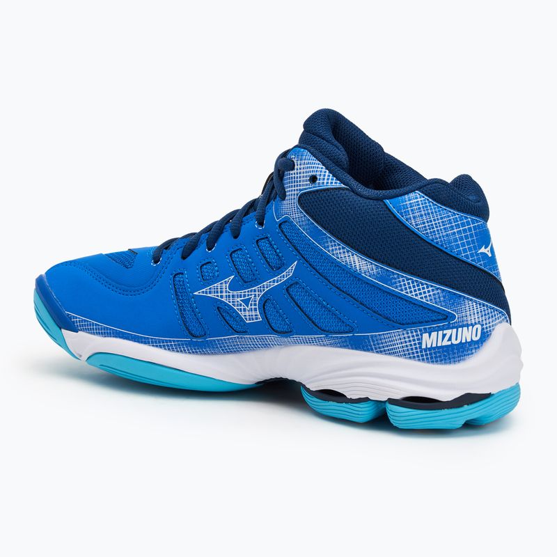 Mizuno Wave Voltage 2 Mid scarpa da pallavolo blu mugen/bianco/blu estense 3