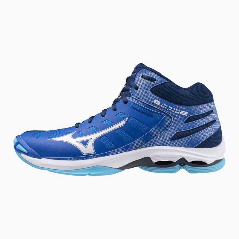 Mizuno Wave Voltage 2 Mid scarpa da pallavolo blu mugen/bianco/blu estense