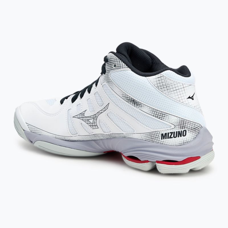 Scarpe da pallavolo da uomo Mizuno Wave Voltage 2 Mid bianco/salsa/nero 3