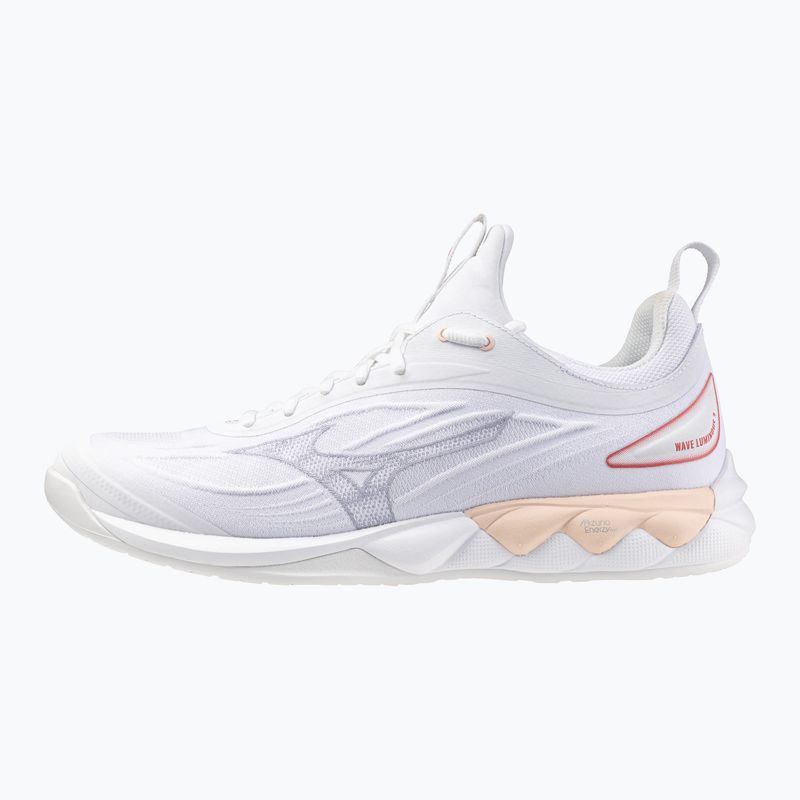 Scarpe da pallavolo da donna Mizuno Wave Luminous 3 bianco/aleuziano/rosa nuvola