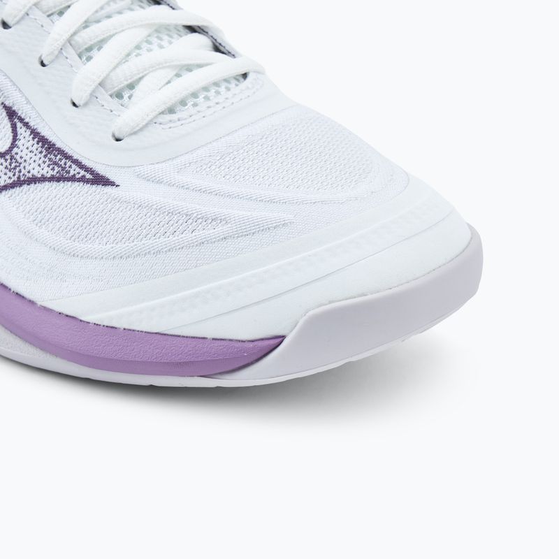 Scarpe da pallavolo da donna Mizuno Wave Luminous 3 bianco/viola patrizia/vintage 7