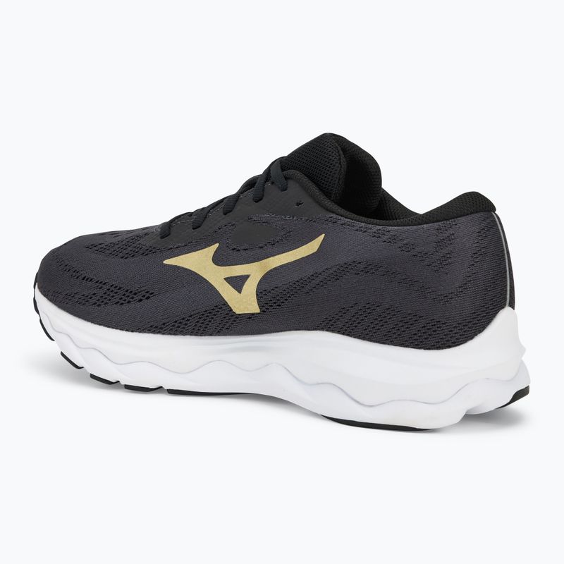 Scarpe da corsa da uomo Mizuno Wave Serene ebony/golden halo/mizuno snow white 3