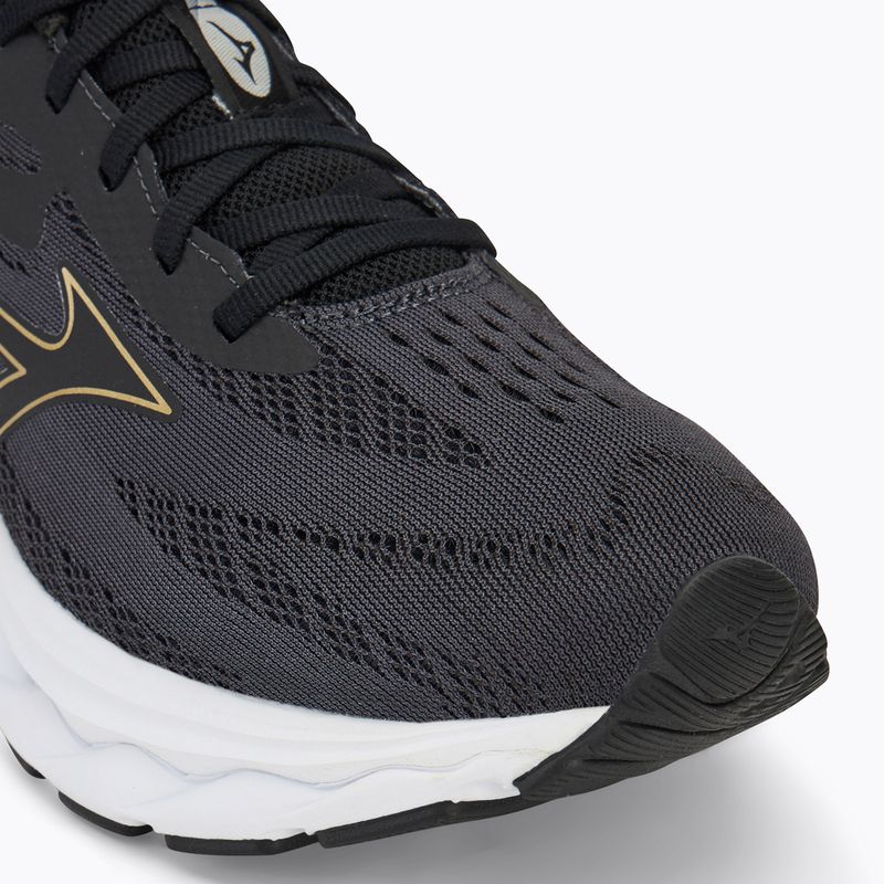 Scarpe da corsa da uomo Mizuno Wave Serene ebony/golden halo/mizuno snow white 7