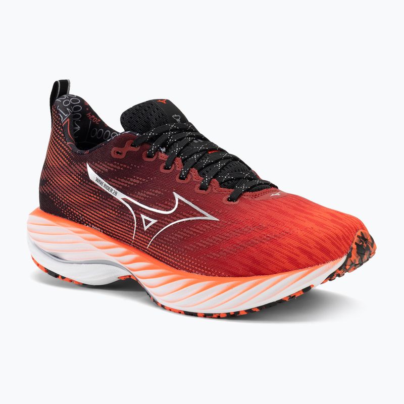 Scarpe da corsa da uomo Mizuno Wave Rider 28 mizuno accensione rosso/argento/nero