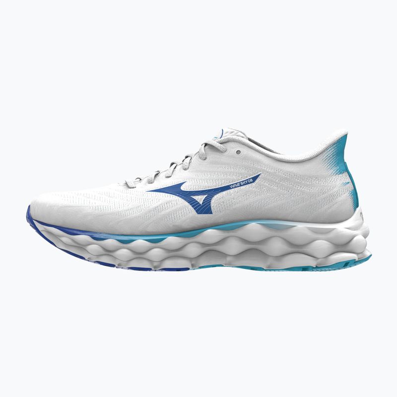 Scarpe da corsa da donna Mizuno Wave Sky 8 bianco/blu laser/blu marino 8