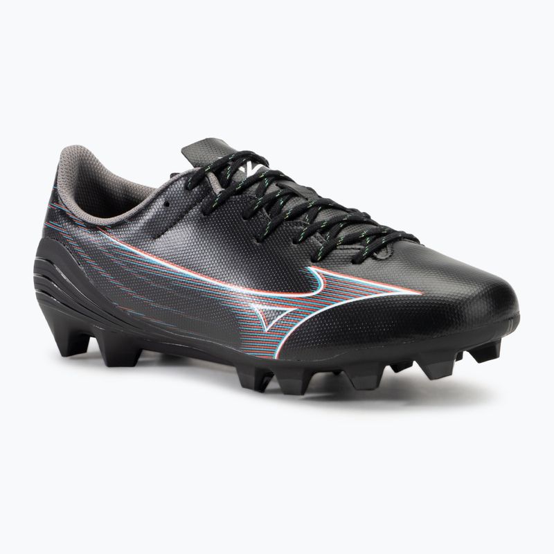 Scarpe da calcio da uomo Mizuno α Select FG nero/rosso fuoco/801 c