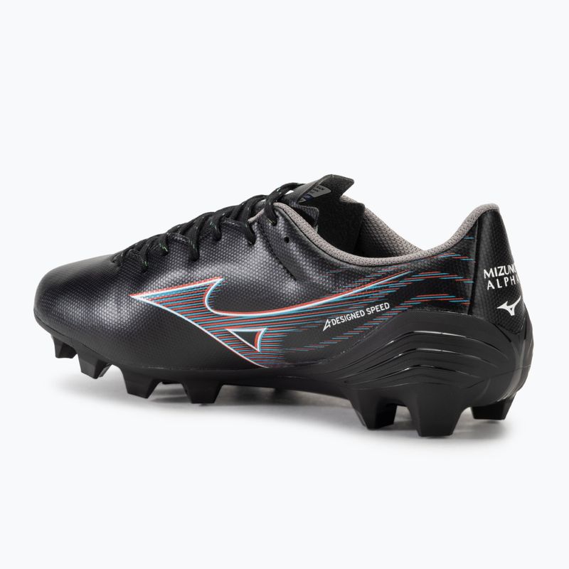 Scarpe da calcio da uomo Mizuno α Select FG nero/rosso fuoco/801 c 3