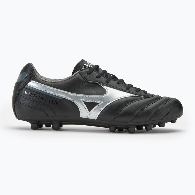 Scarpe da calcio Mizuno Morelia II Club AG nero/galassia argento/ombra scura da uomo 2