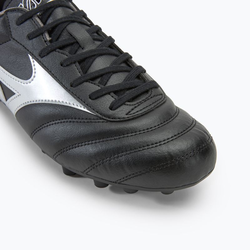 Scarpe da calcio Mizuno Morelia II Club AG nero/galassia argento/ombra scura da uomo 7