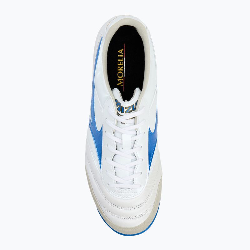 Mizuno Morelia Sala Elite TF scarpe da calcio da uomo bianco/blu laser/oro 5