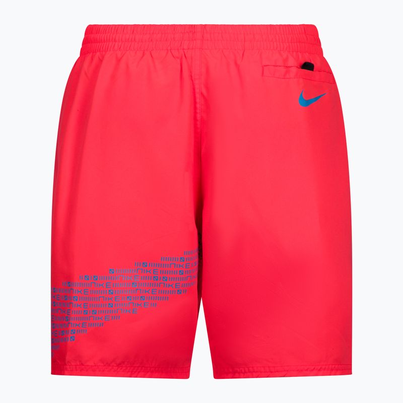 Pantaloncini da bagno Nike Matrix Logo 7" Uomo, cremisi 2