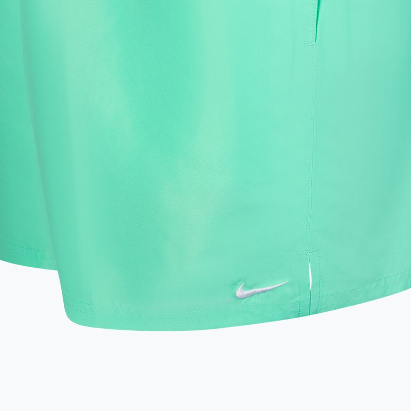 Pantaloncini da bagno da uomo Nike Essential 5" Volley, verde bagliore 3