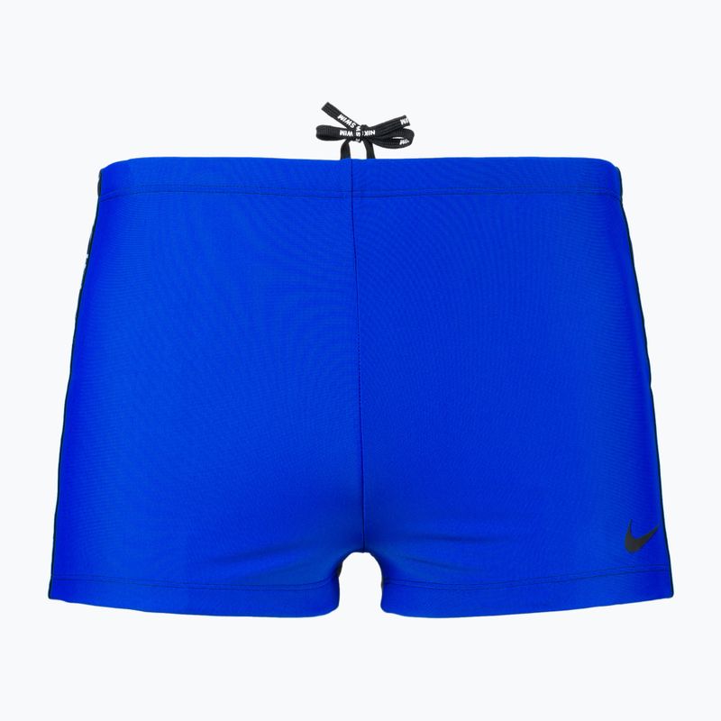 Boxer da bagno Nike Logo Tape Square Leg Uomo iper royal