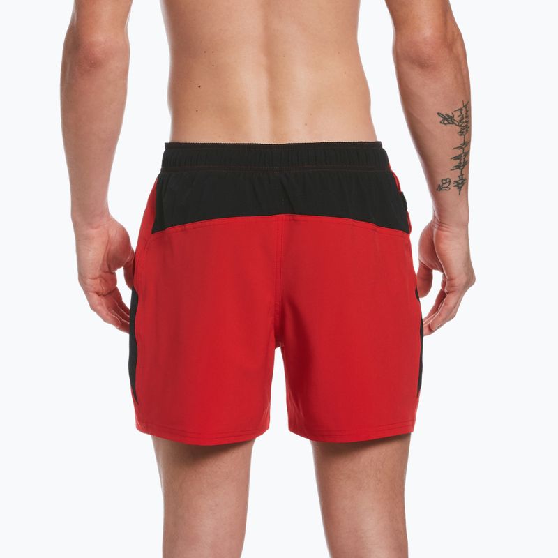 Pantaloncini da bagno Nike Contend 5" Volley Uomo rosso università 6