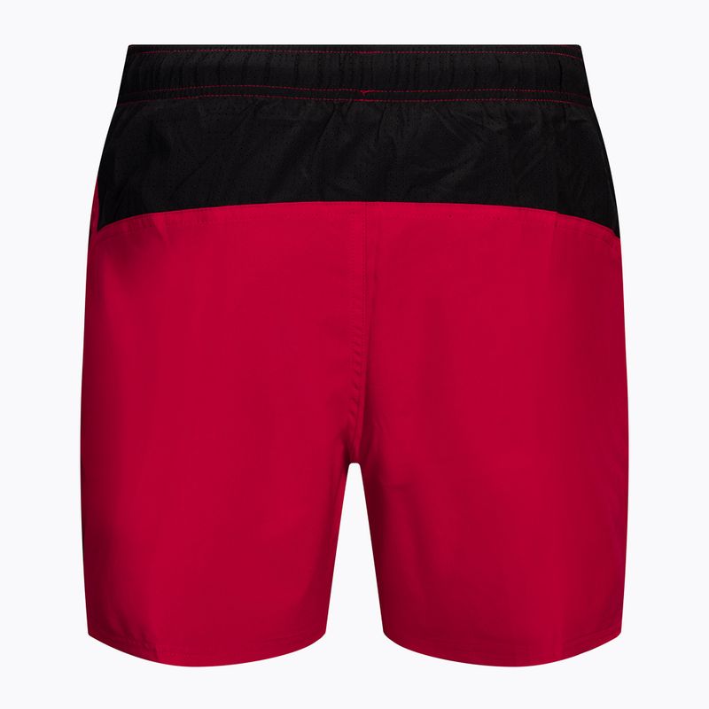 Pantaloncini da bagno Nike Contend 5" Volley Uomo rosso università 2