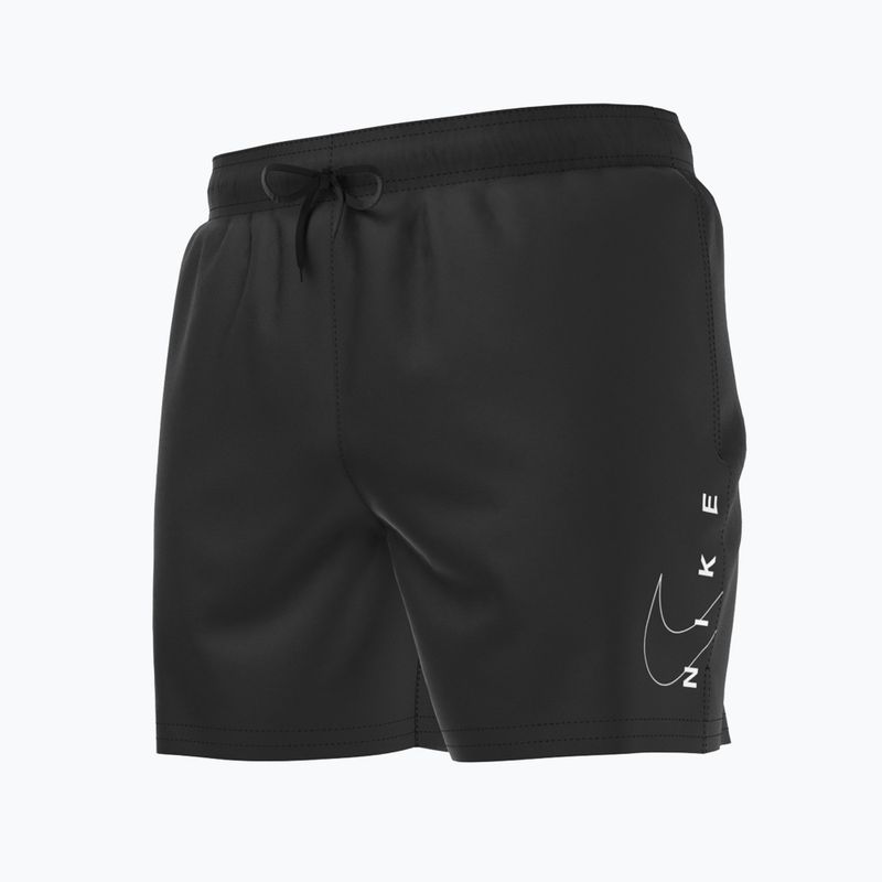 Pantaloncini da bagno Nike Swoosh Break 5" Volley da uomo, nero