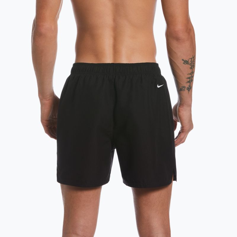 Pantaloncini da bagno Nike Swoosh Break 5" Volley da uomo, nero 4