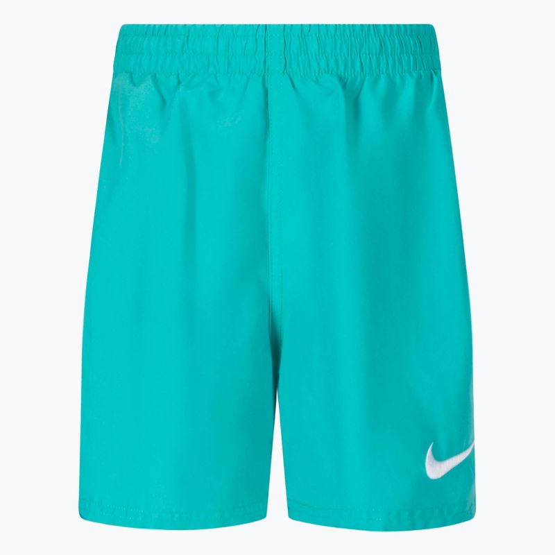 Pantaloncini da bagno Nike Essential 4" Volley lavati verde acqua per bambini