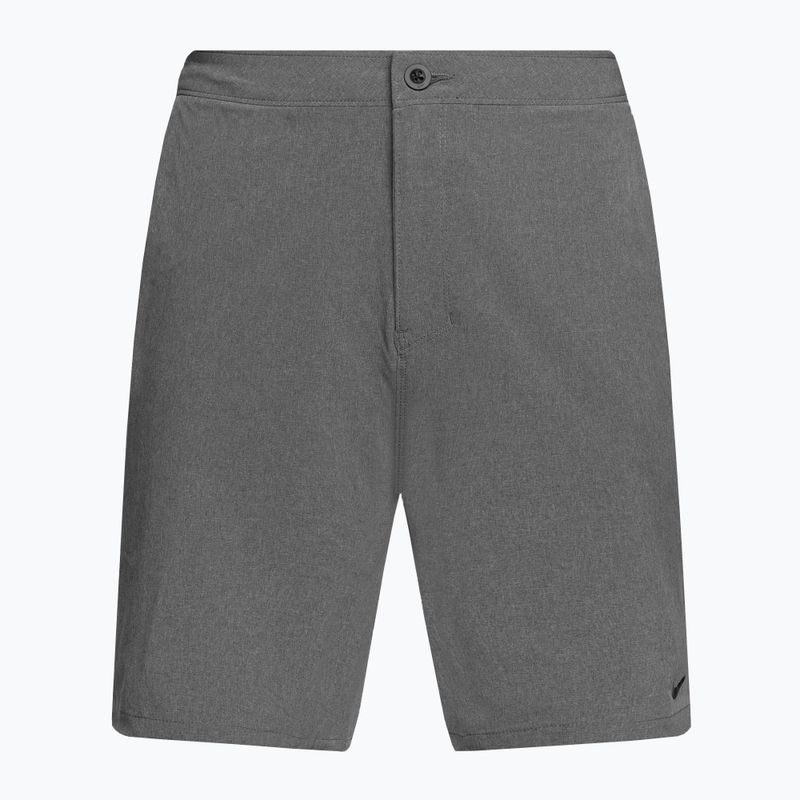 Pantaloncini da bagno Nike Flow 9" Hybrid da uomo grigio erica scuro