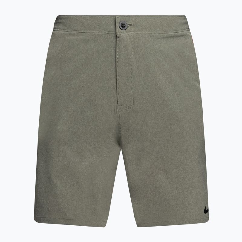 Pantaloncini da bagno cargo Nike Flow 9" Hybrid da uomo, color kaki