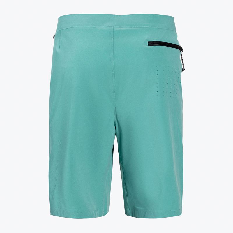 Pantaloncini da bagno Nike Flow 9" Hybrid lavati verde acqua da uomo 3