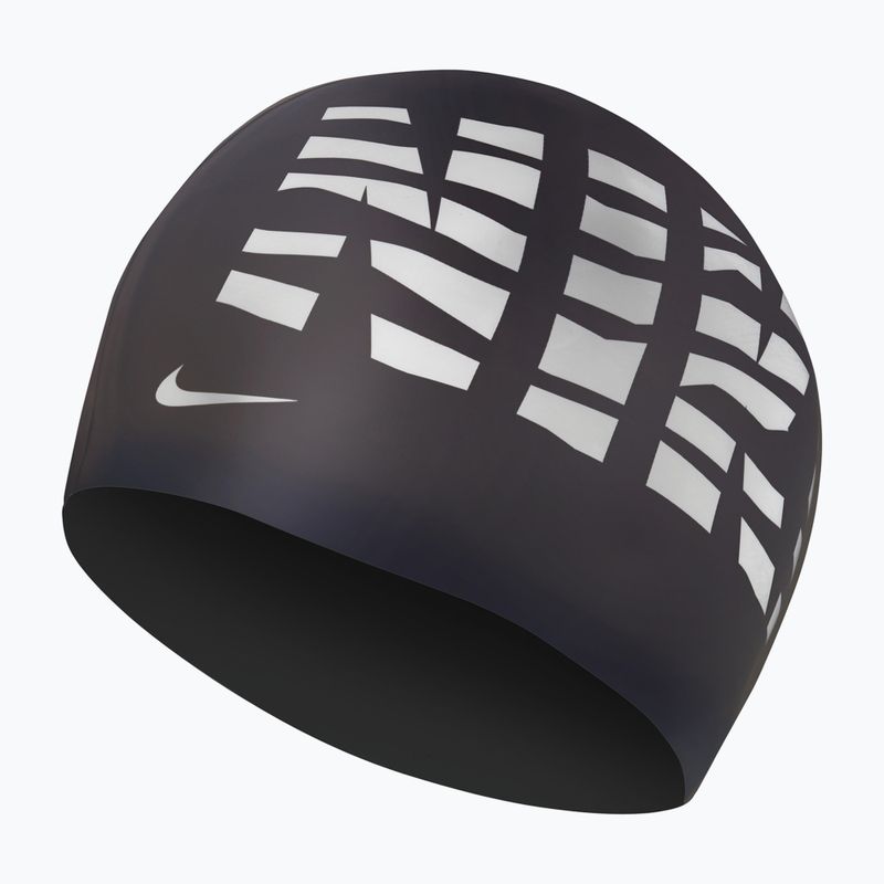 Cuffia da nuoto Nike Wave Stripe Graphic 3 nero 2