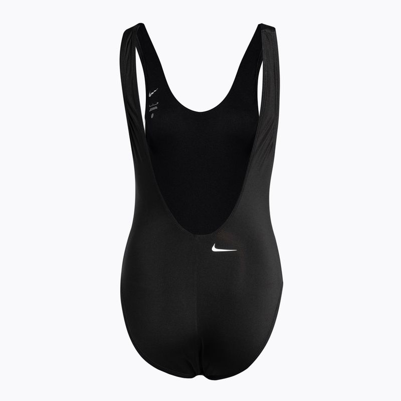 Costume intero donna Nike Multi Logo U-Back nero 2